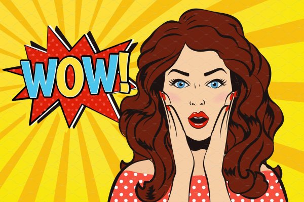 поп арт женщина