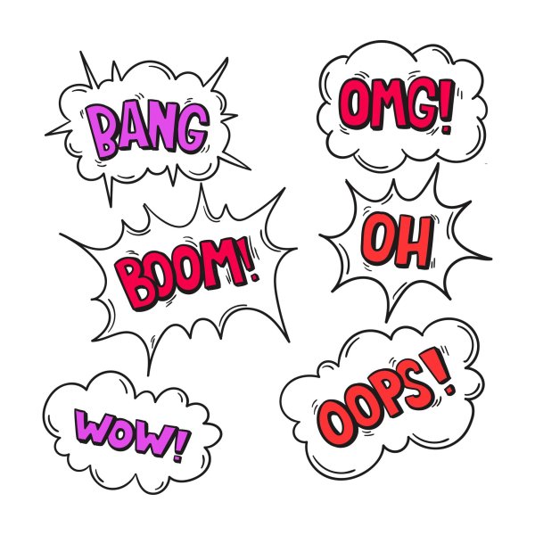 облако из комиксов