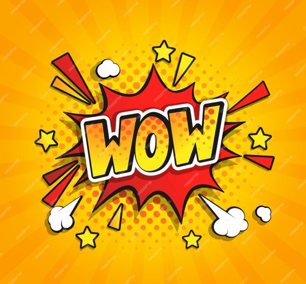 wow значок комиксы
