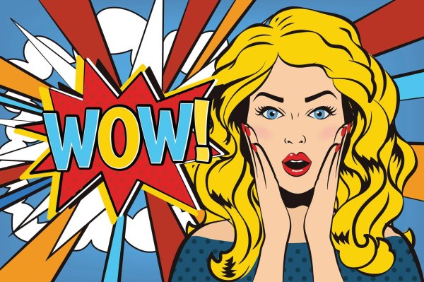 в стиле комикс