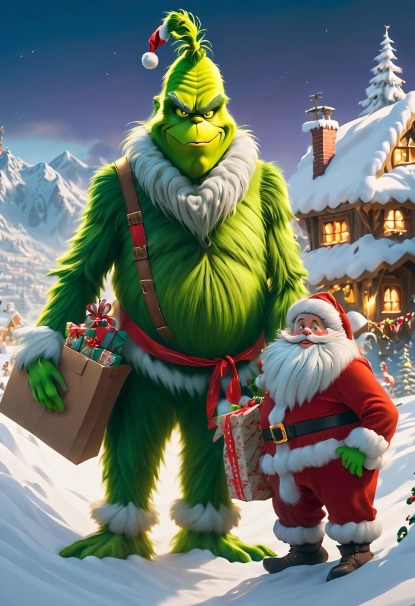 гринч новогодний