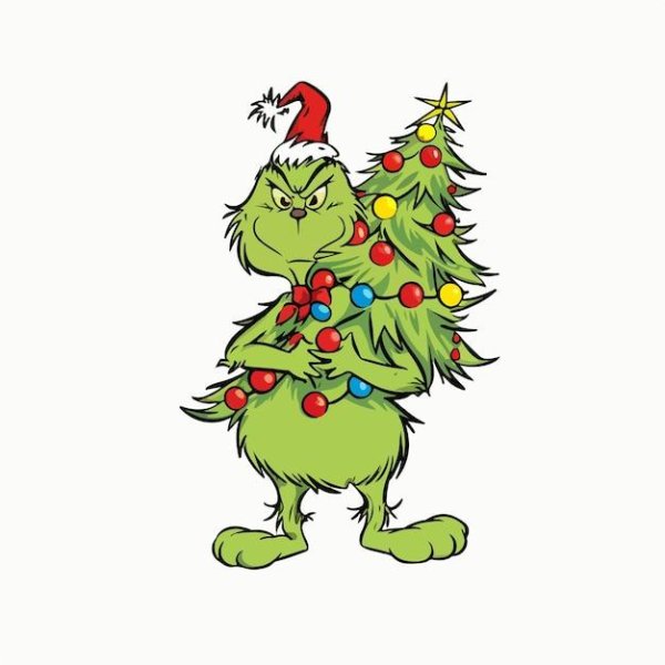 новогодние рисунки с гринчем