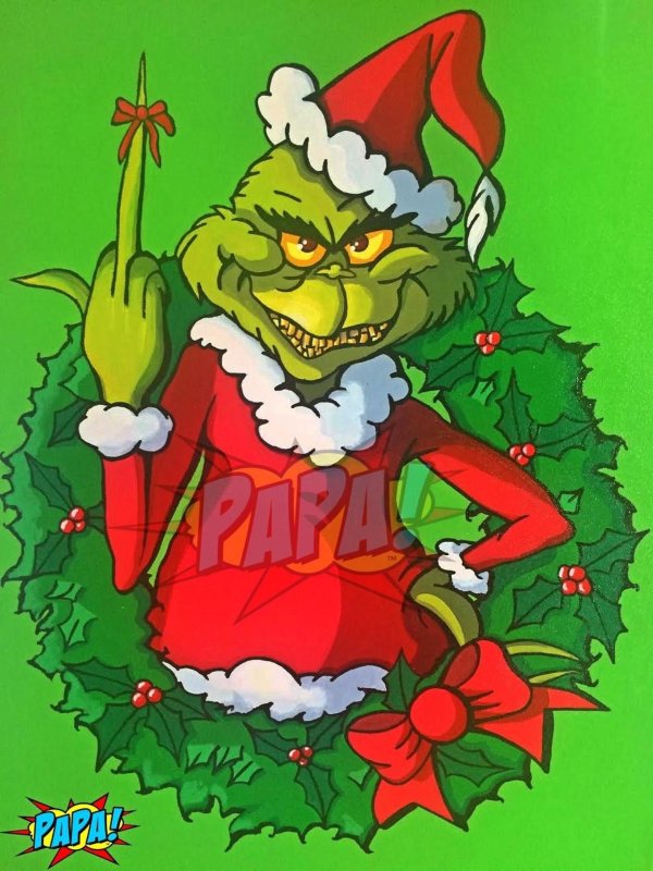 новогодние рисунки с гринчем