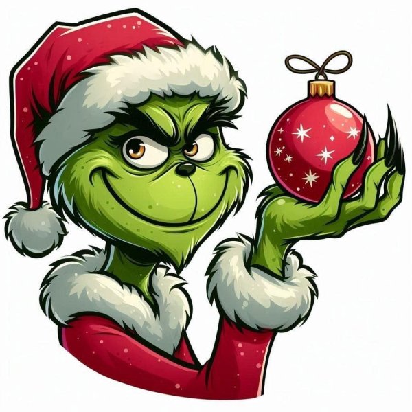 новогодние рисунки с гринчем