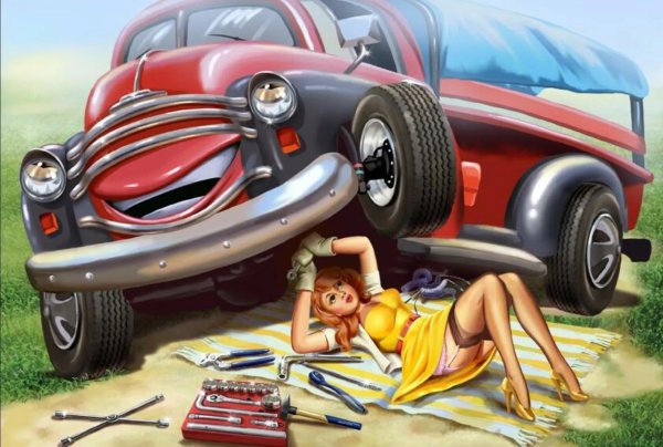 картины барыкина пин ап