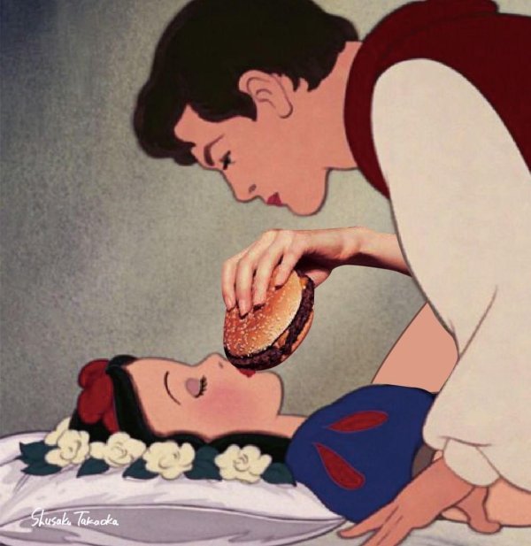 белоснежка прикол