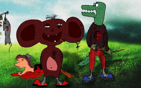 чебурашка и гена