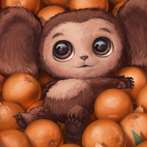 чебурашка в апельсинах