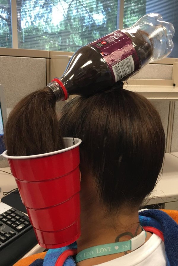 смешные волосы