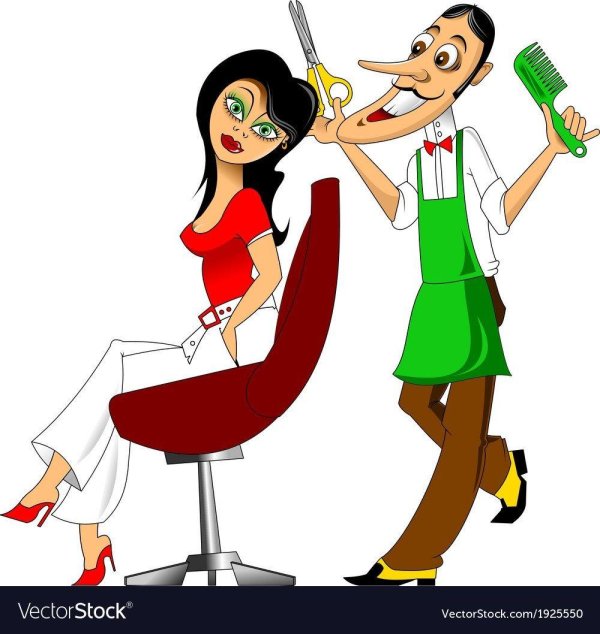 мультяшные парикмахеры