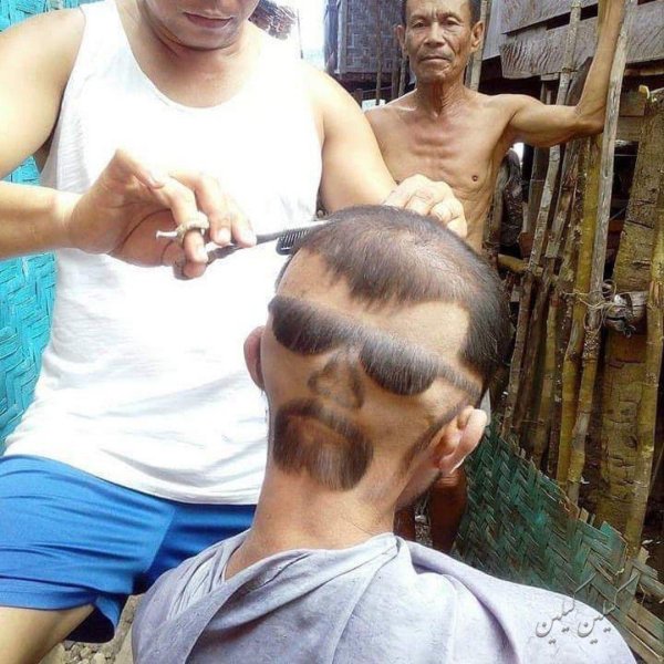 странные прически