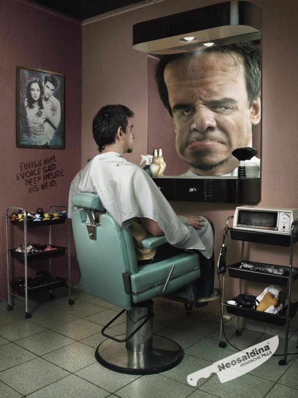 креативная реклама салона красоты