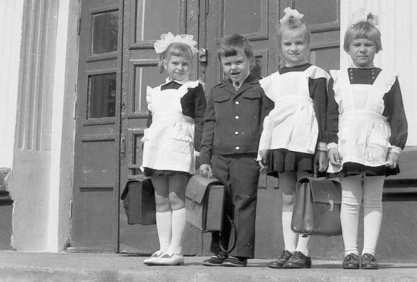 школьная форма советских времен