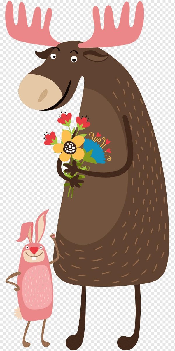 веселый лось