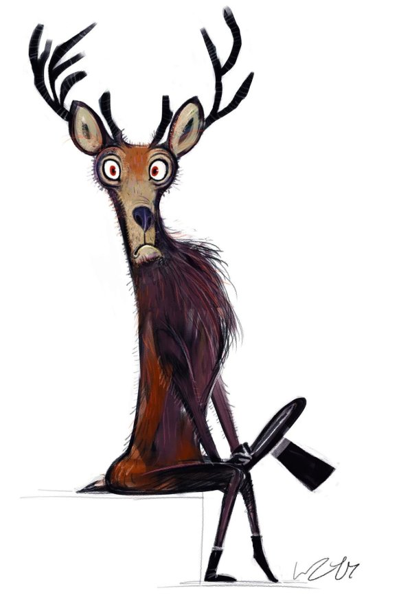 мультяшные олени