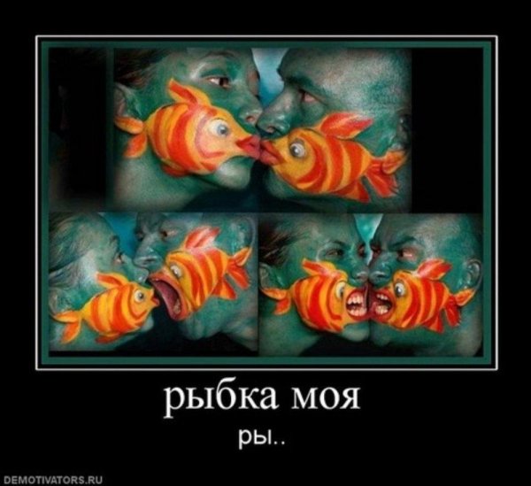 поцелуй рыбки