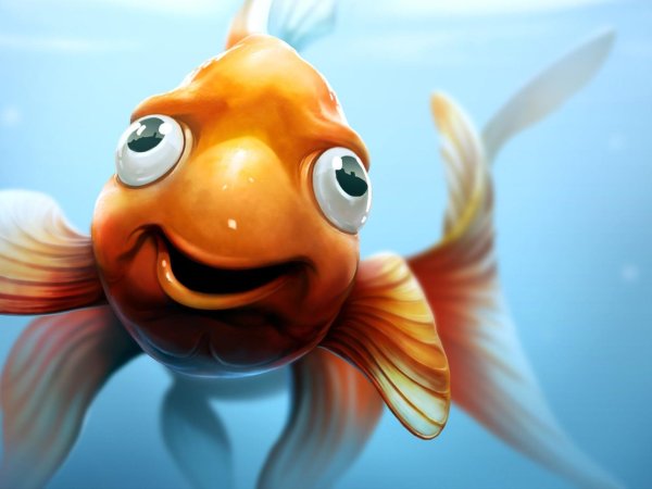 рыбка мультик