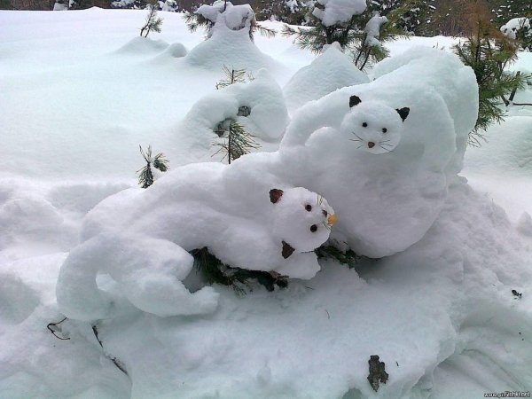 снежная фигура