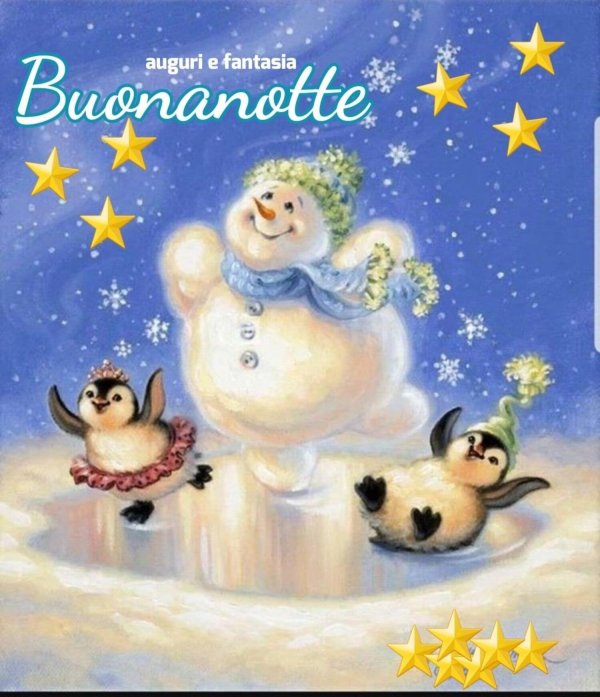 картина снеговик