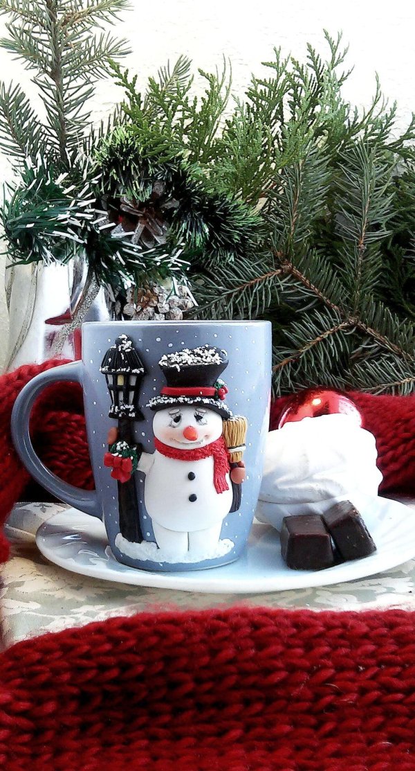 новогодние кружки