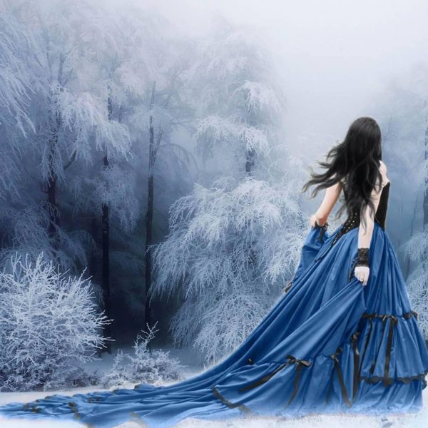 снежный пейзаж