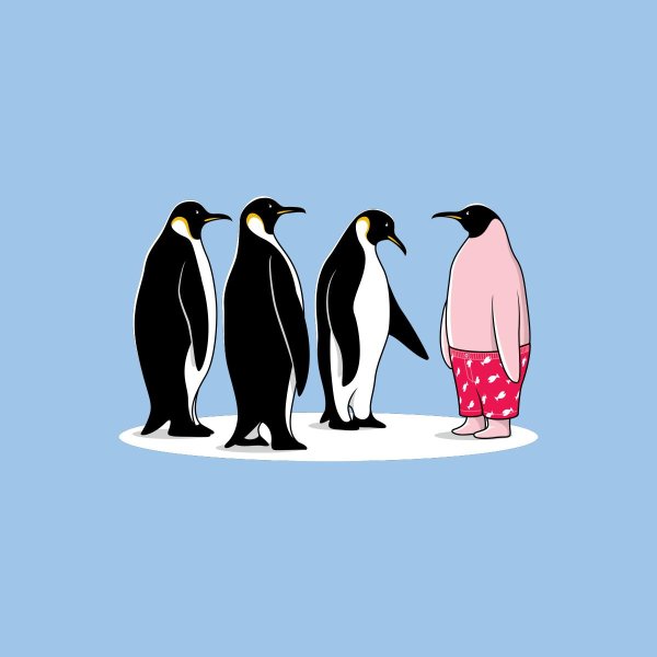 стилизованный пингвин