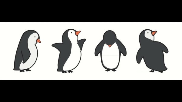 мультяшные пингвины