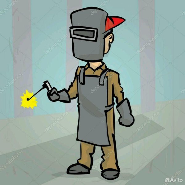 рисунок сварщика для детей