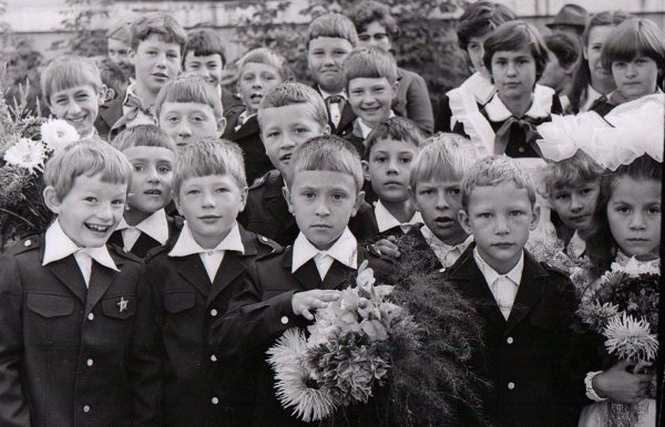 линейка в советской школе