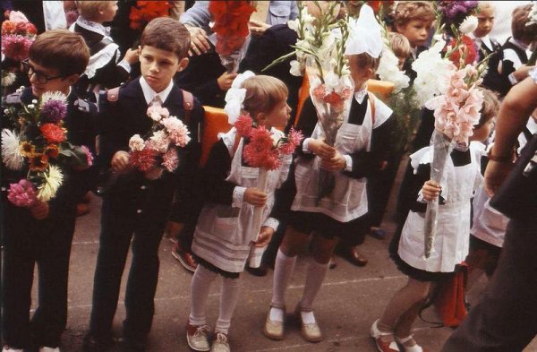 советские школьники