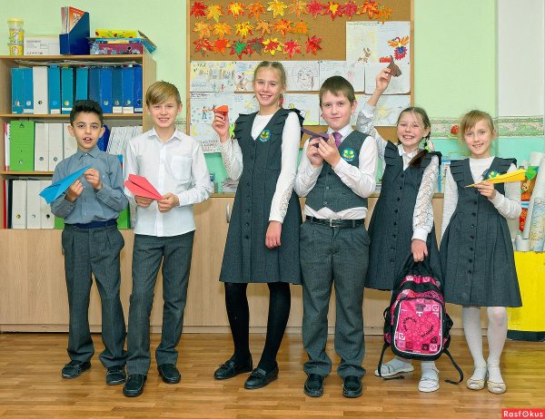 фотосессия выпускников начальной школы