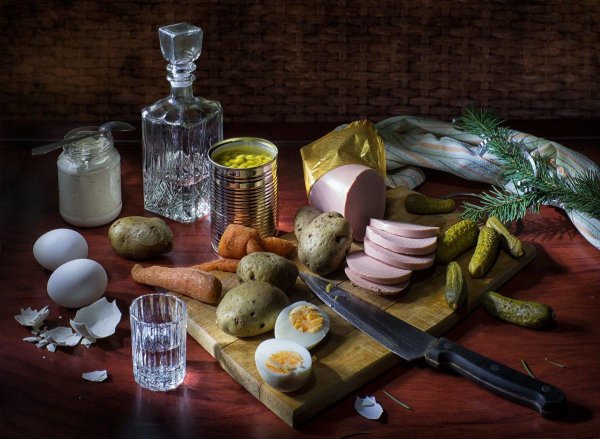 русский стол под водку