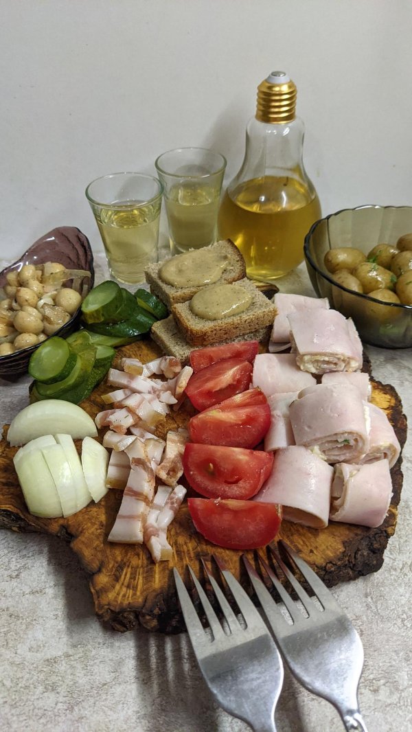 закуска к самогонке
