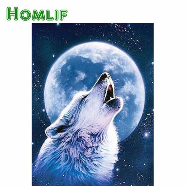 волки и луна