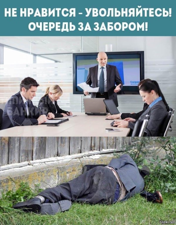 очередь за забором