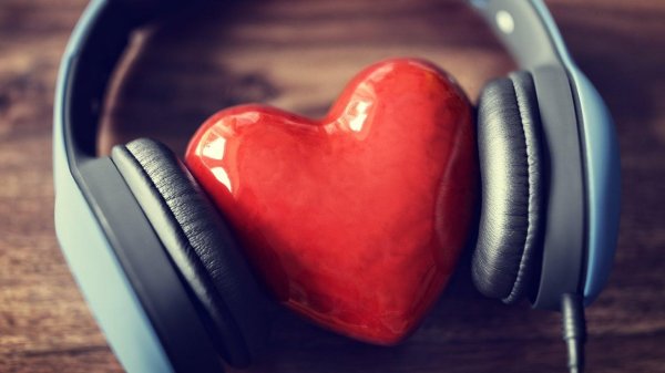 наушники сердечки