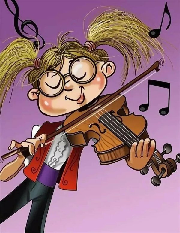 девочка со скрипкой