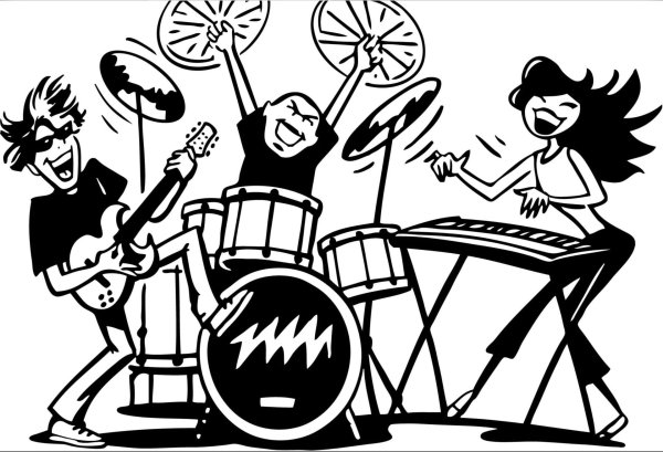 барабаны мультяшные