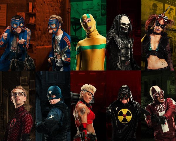 супергерои рисунки