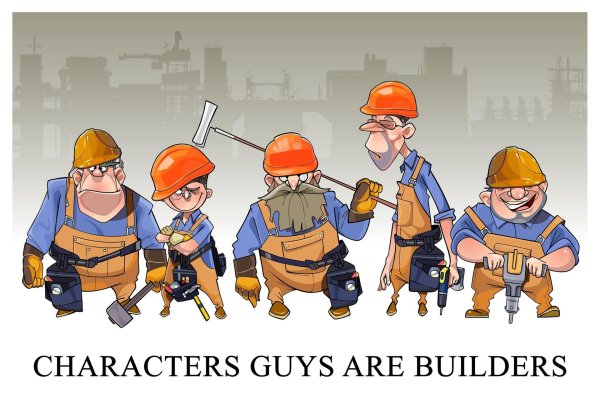 мультяшные строители