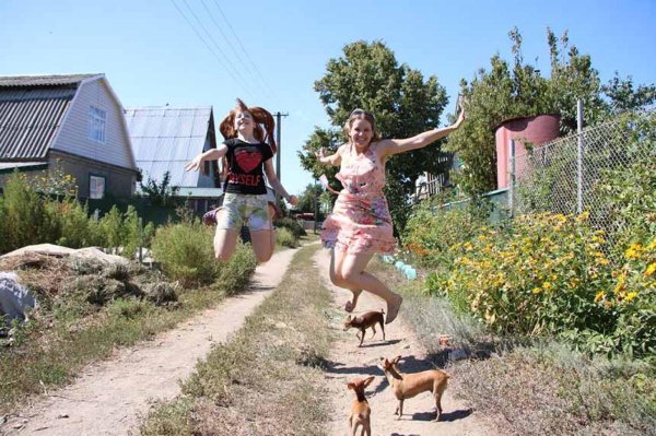 отпуск в деревне