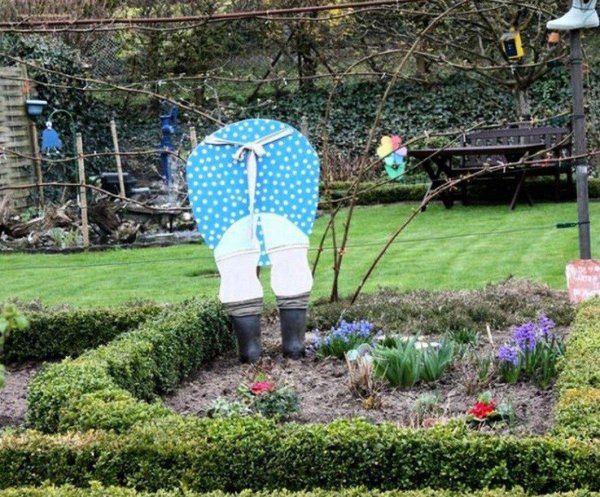 фигуры из фанеры для сада