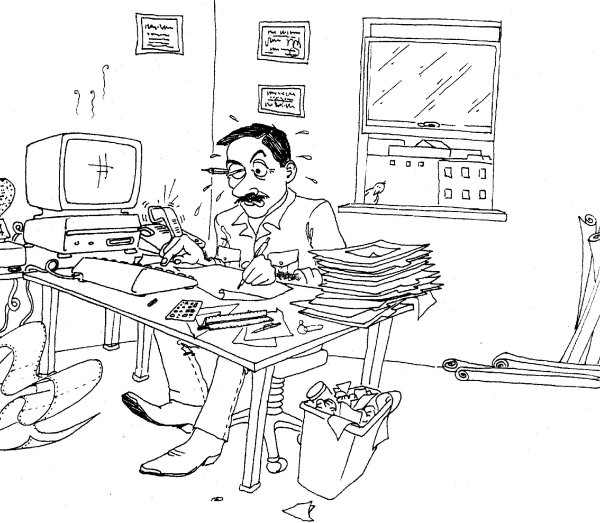 раскраска бухгалтер