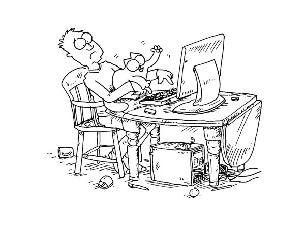 программист раскраска