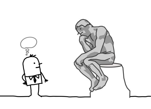 скульптура мыслитель