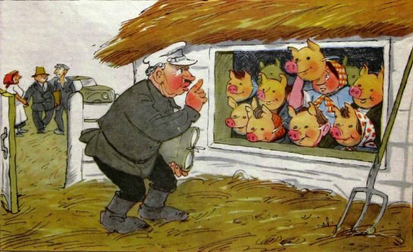 большая подборка карикатур из журнала крокодил 60х