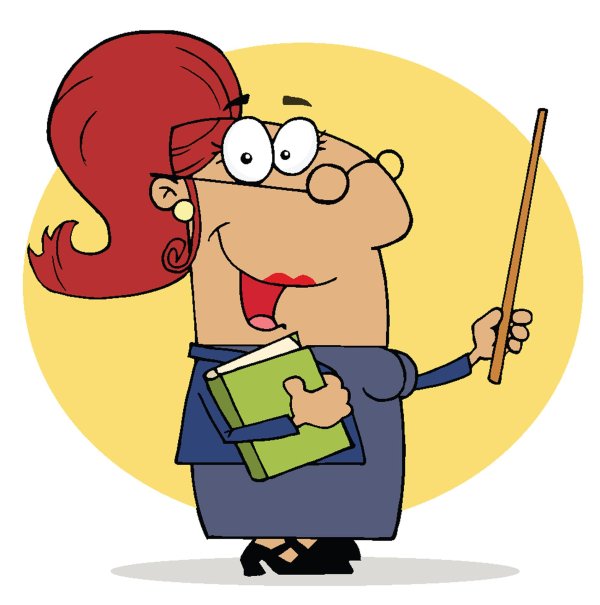 мультяшная учительница