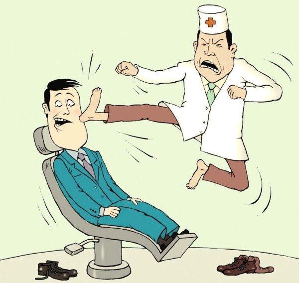 карикатуры на врачей