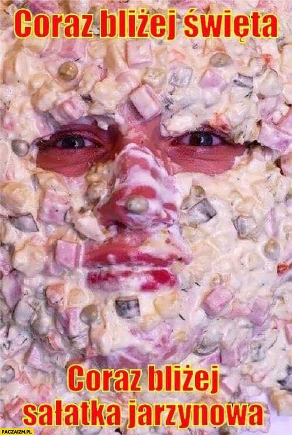 лицо в салате