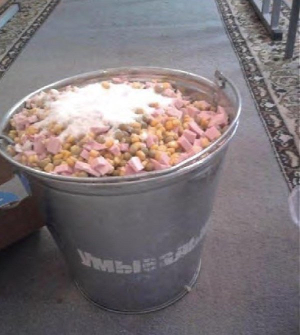 ведро оливье